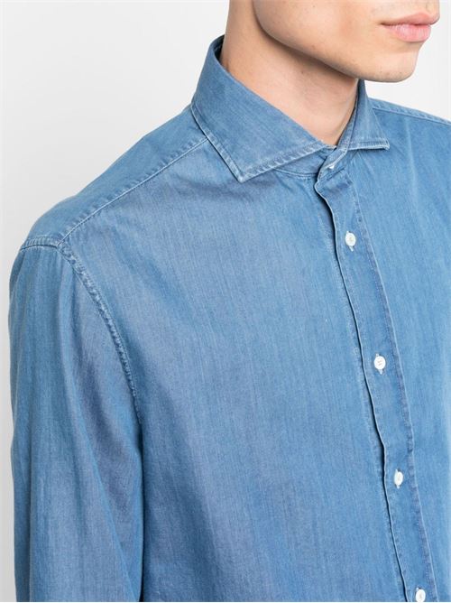 Cotton denim shirt BRUNELLO CUCINELLI | MR6830627C001